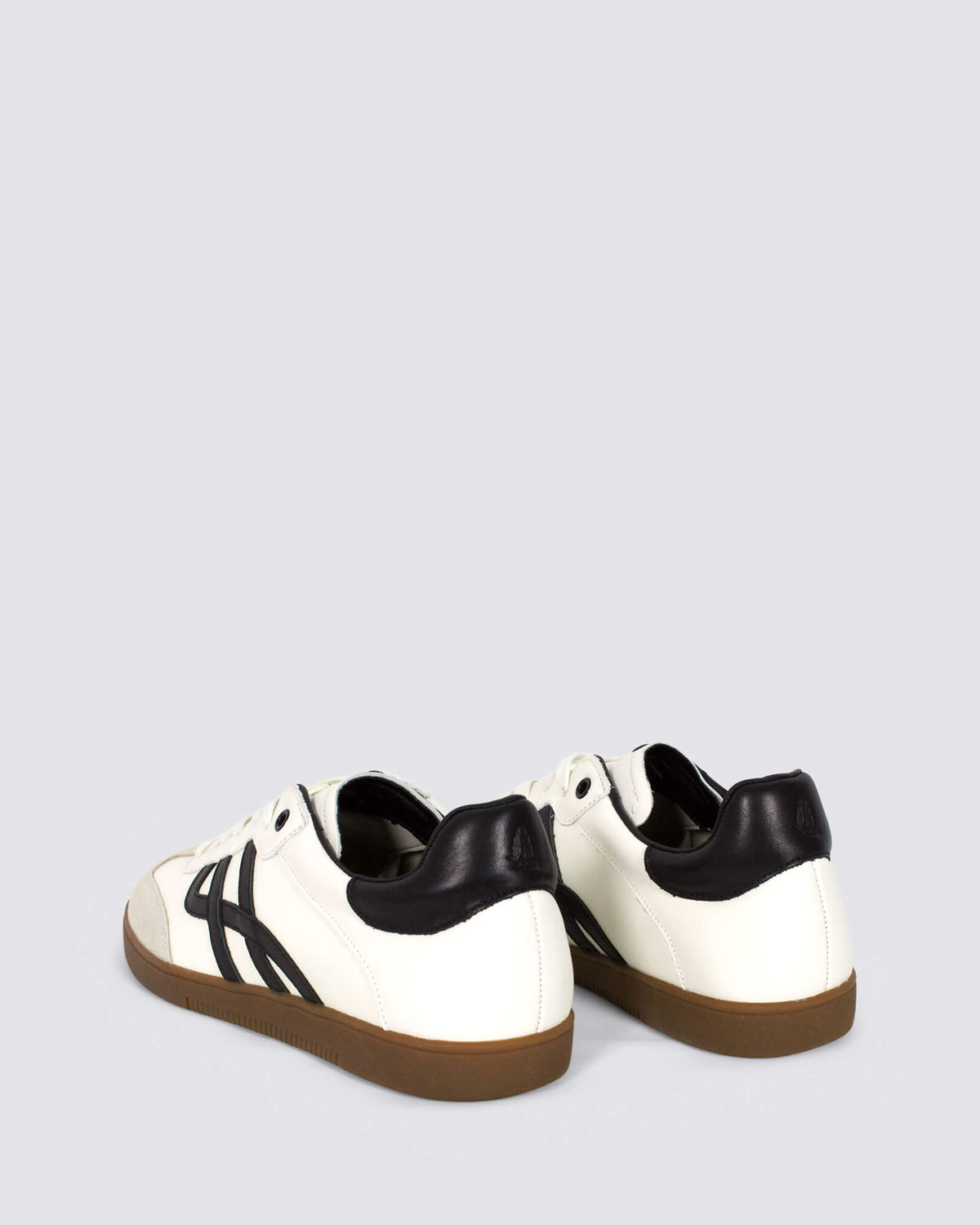 TRACKSIDE MENS SNEAKERS WHITE/BLACK