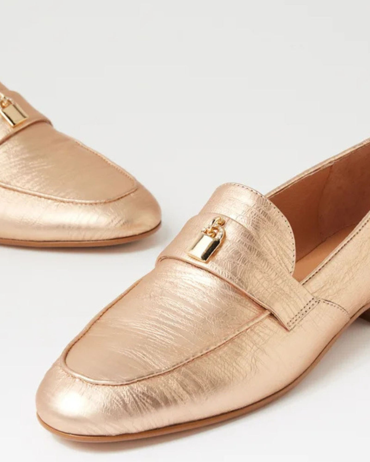 IBETTO LOAFERS CHAMPAGNE LEATHER