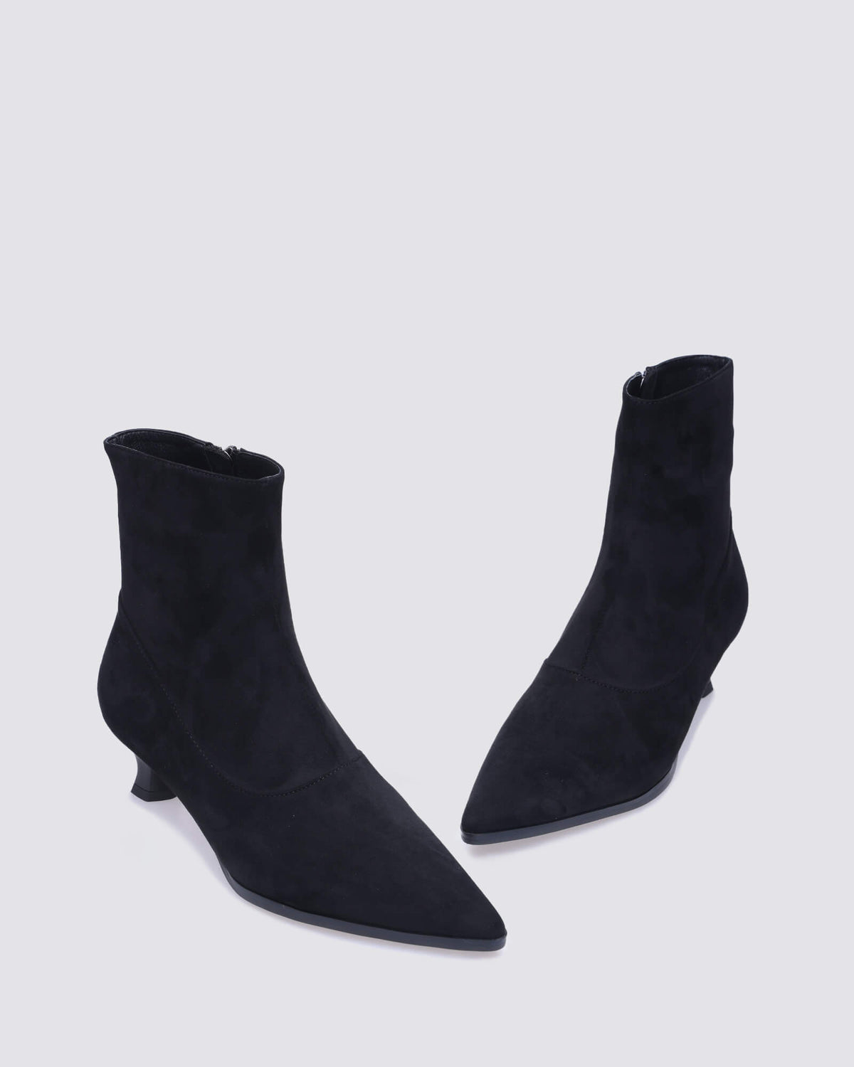 JELLY ANKLE BOOTS BLACK MICRO