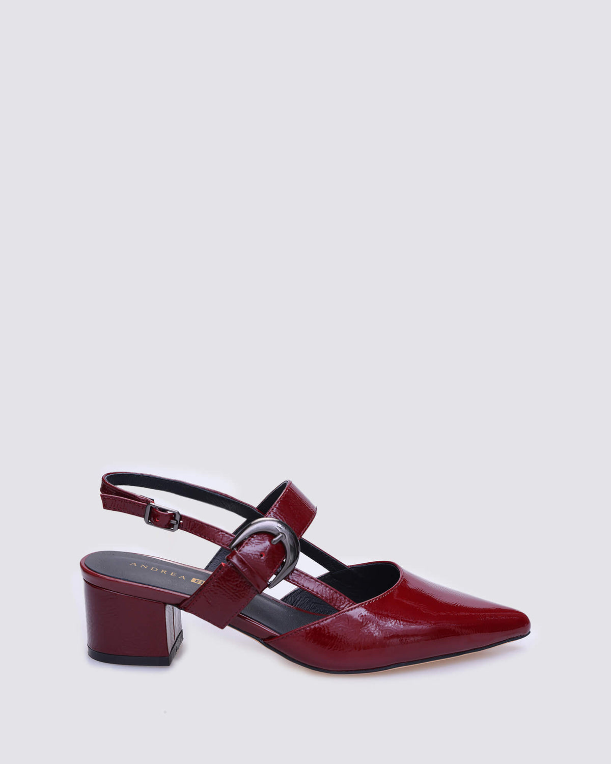 JESS SLINGBACK HEELS BORDEAUX PATENT