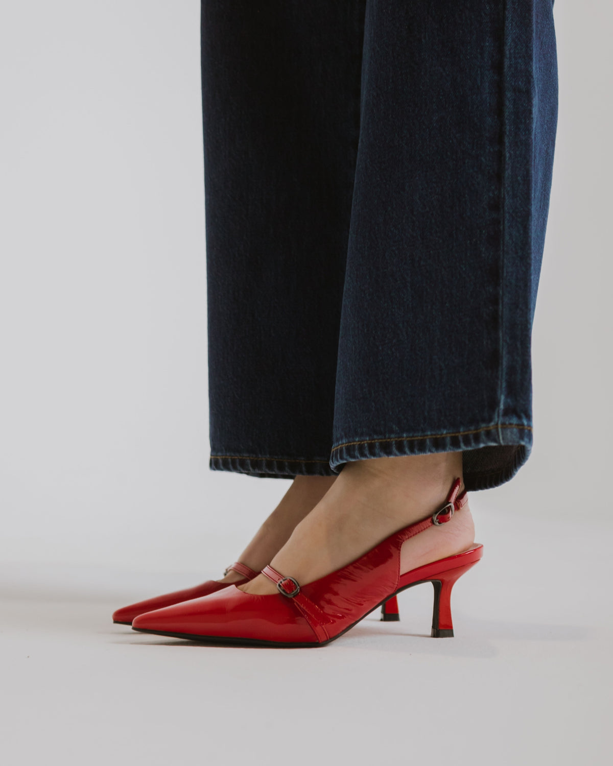 JULES HEELS RED PATENT
