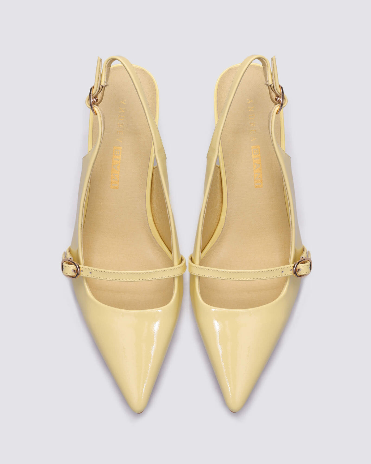 JULES HEELS LEMON PATENT