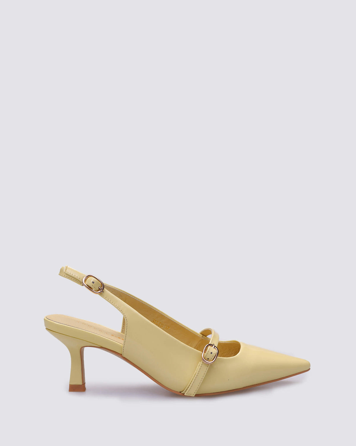JULES HEELS LEMON PATENT