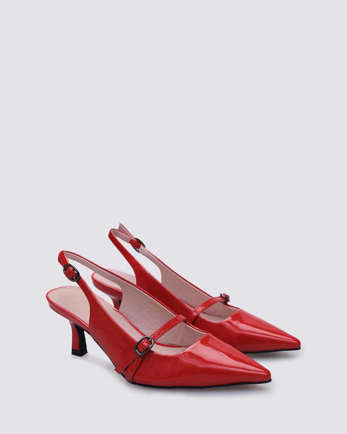 JULES HEELS RED PATENT