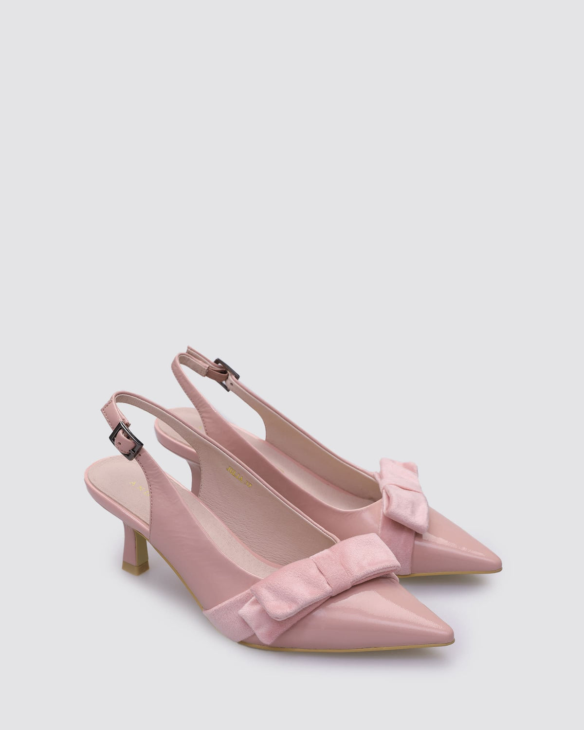 JULIA SLINGBACK HEELS PINK PATENT