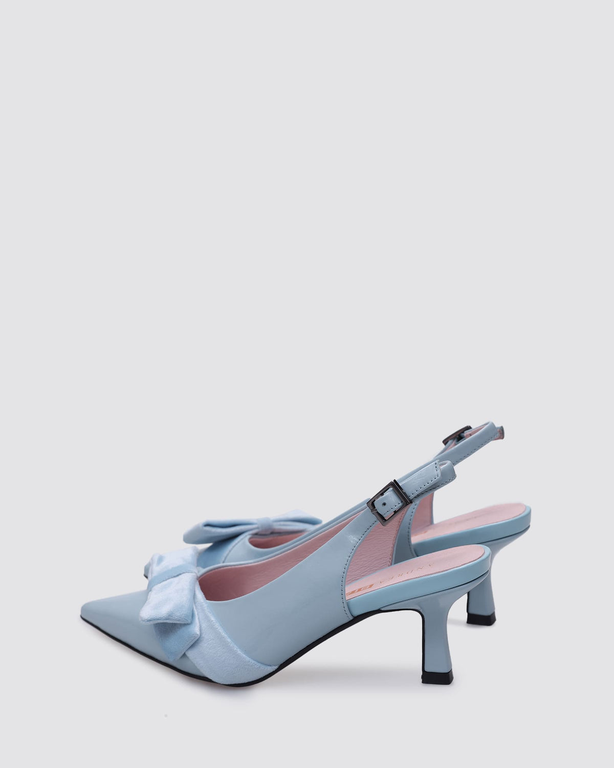 JULIA SLINGBACK HEELS SKY BLUE PATENT