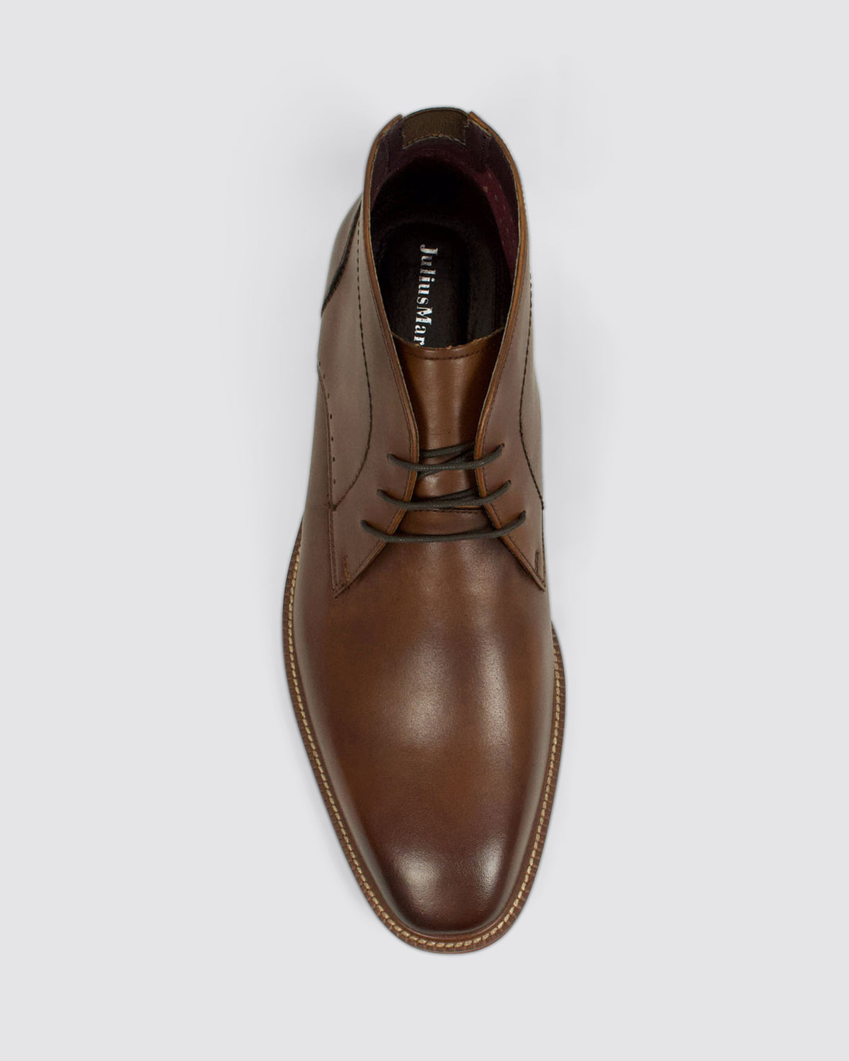 SKITTLE DRESS SHOES BROWN LEATHER