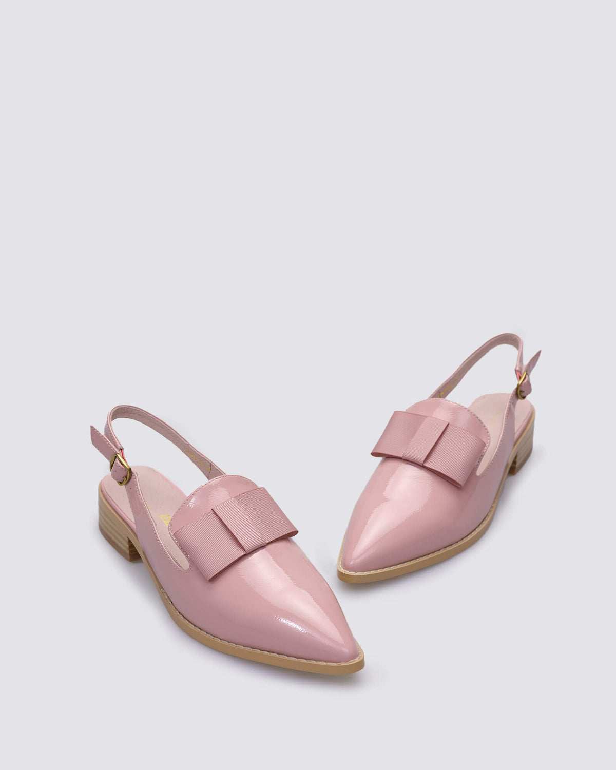 JUNIPER SLINGBACK FLATS PINK PATENT/PINK