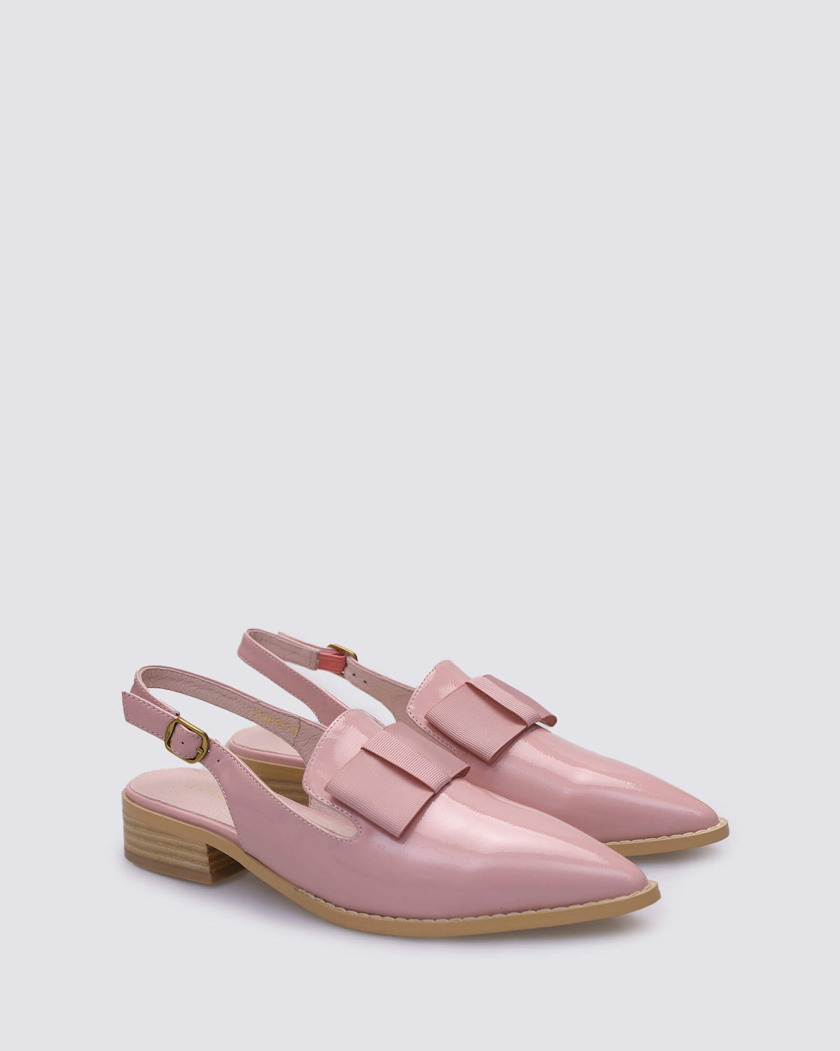 JUNIPER SLINGBACK FLATS PINK PATENT/PINK