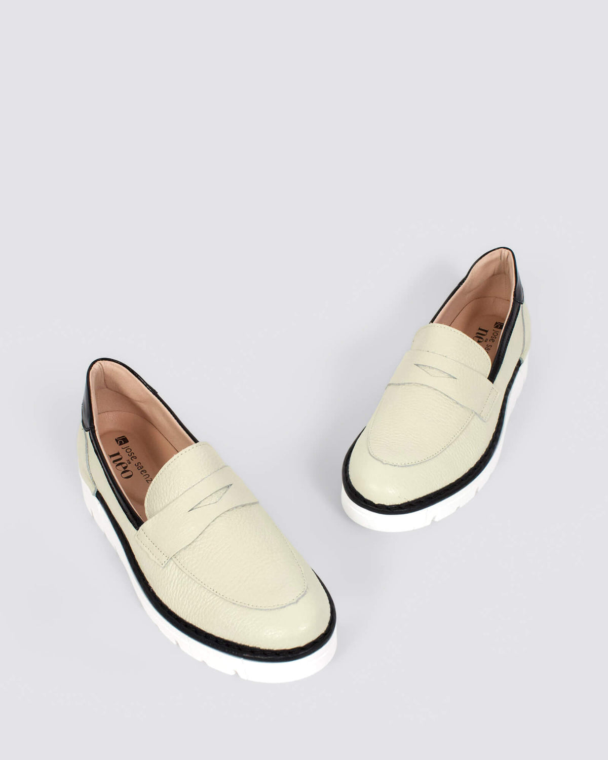 JS-2003 LOAFERS HIELO/BLACK