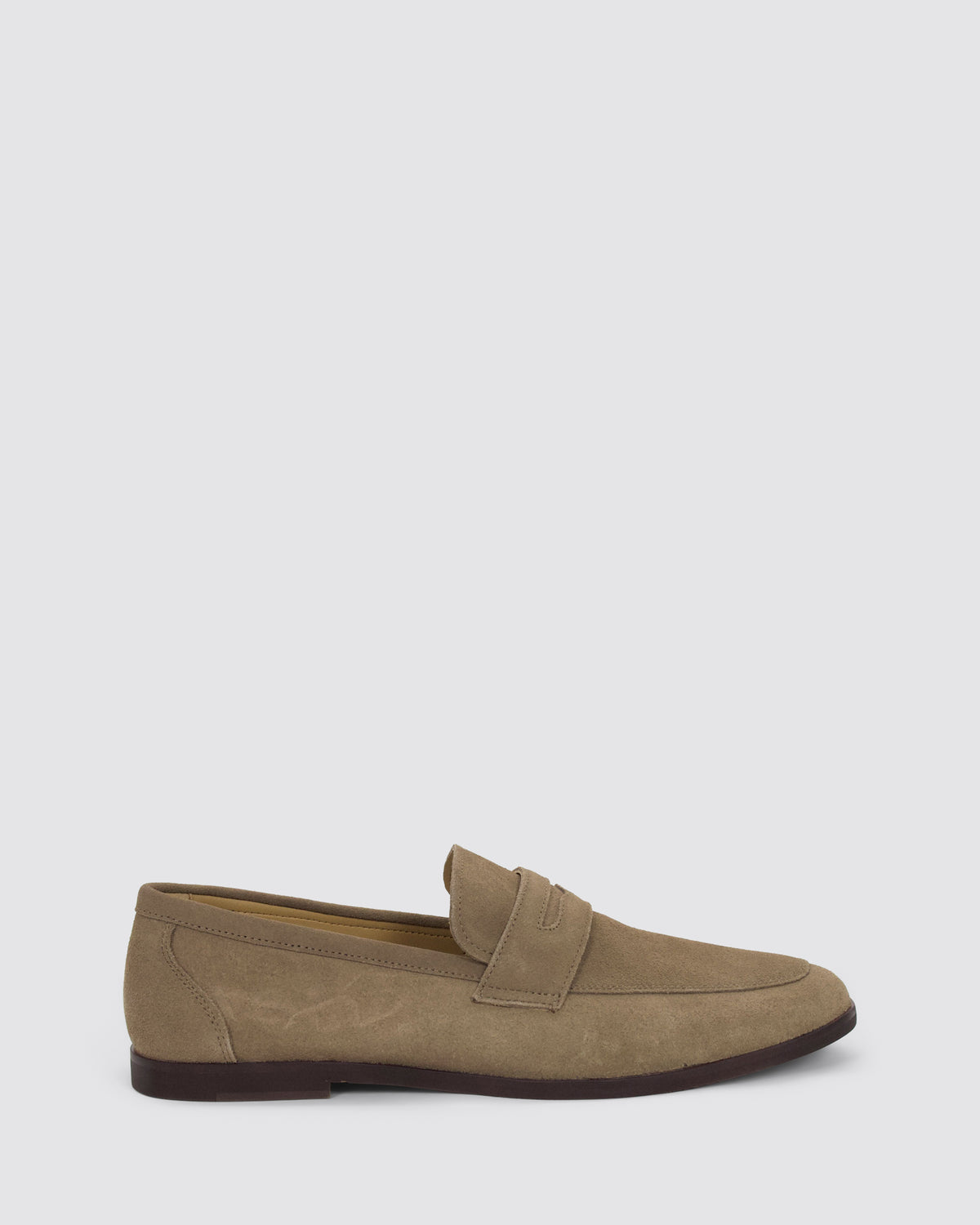 COUPE MENS LOAFERS MUSHROOM SUEDE