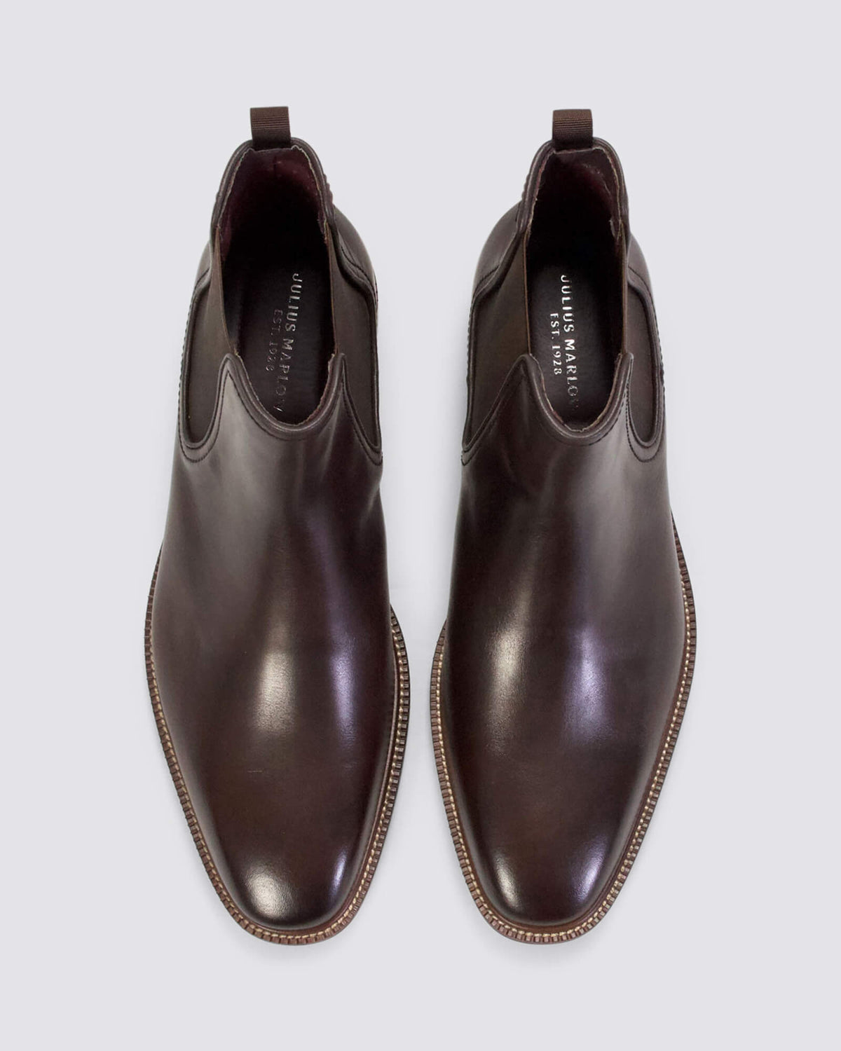 SCUTTLE CHELSEA BOOTS MOCHA LEATHER