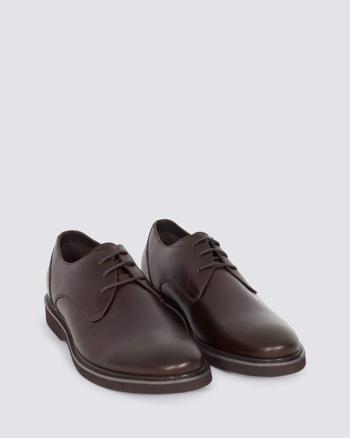 VALID DRESS SHOES BROWN LEATHER