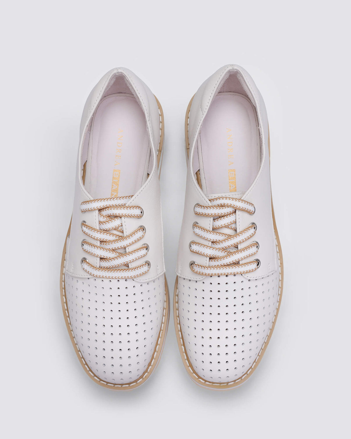 KASSIDY PLATFORM SNEAKERS BONE LEATHER