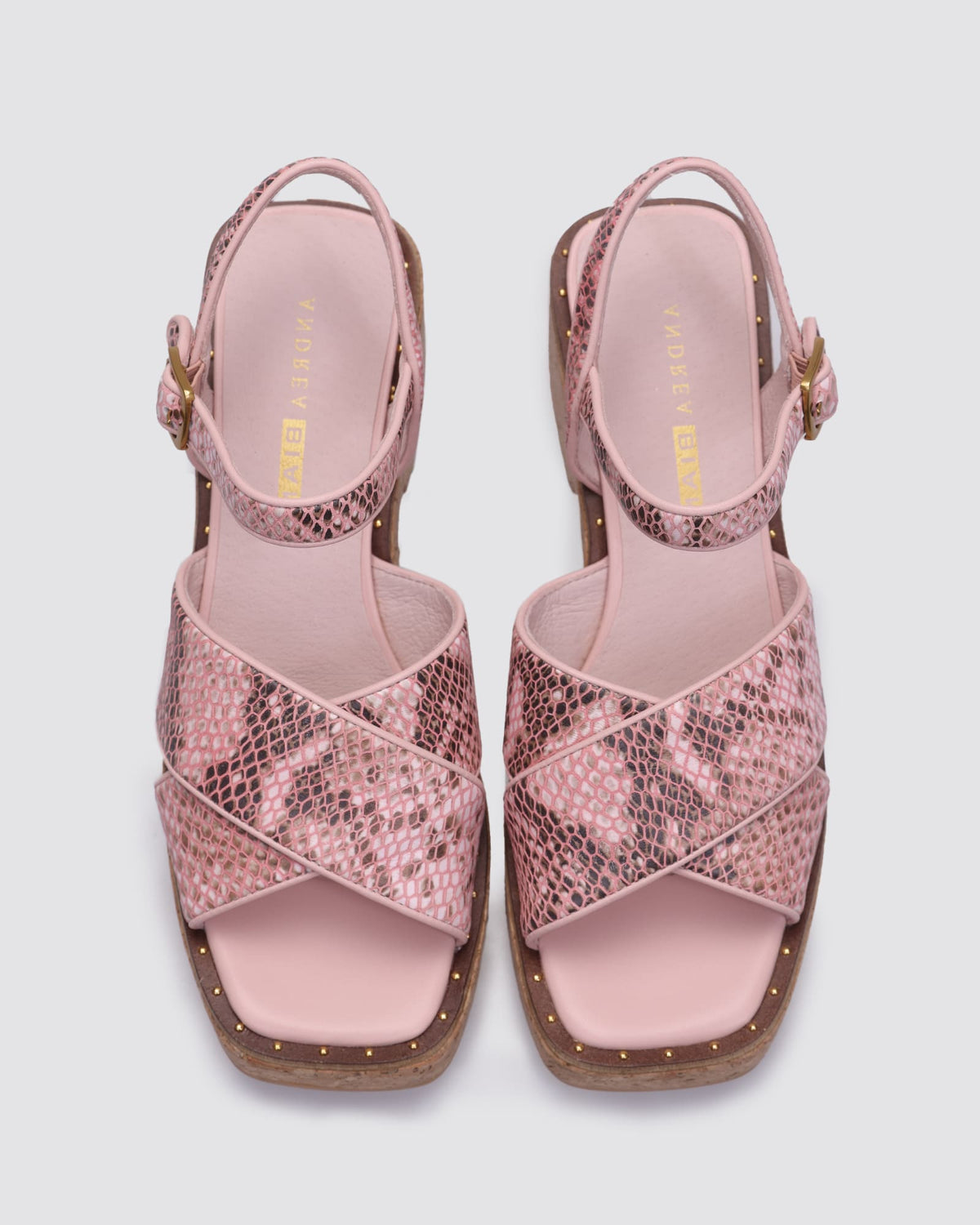 KATESTAR HEELS BLUSH SNAKE