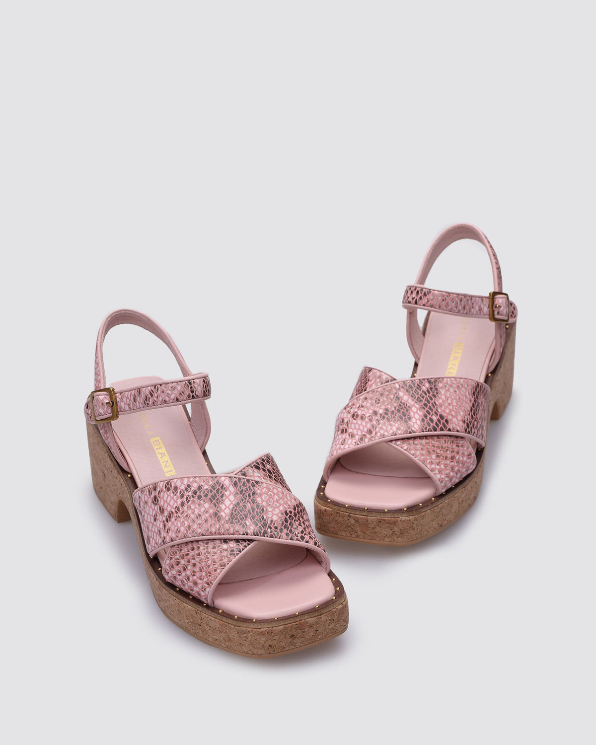 KATESTAR HEELS BLUSH SNAKE