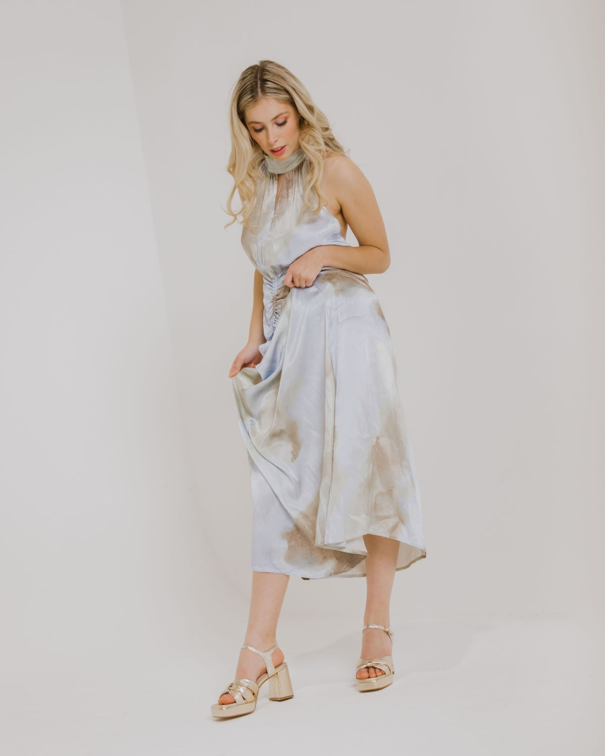 KENDALL HEELS PLATINO