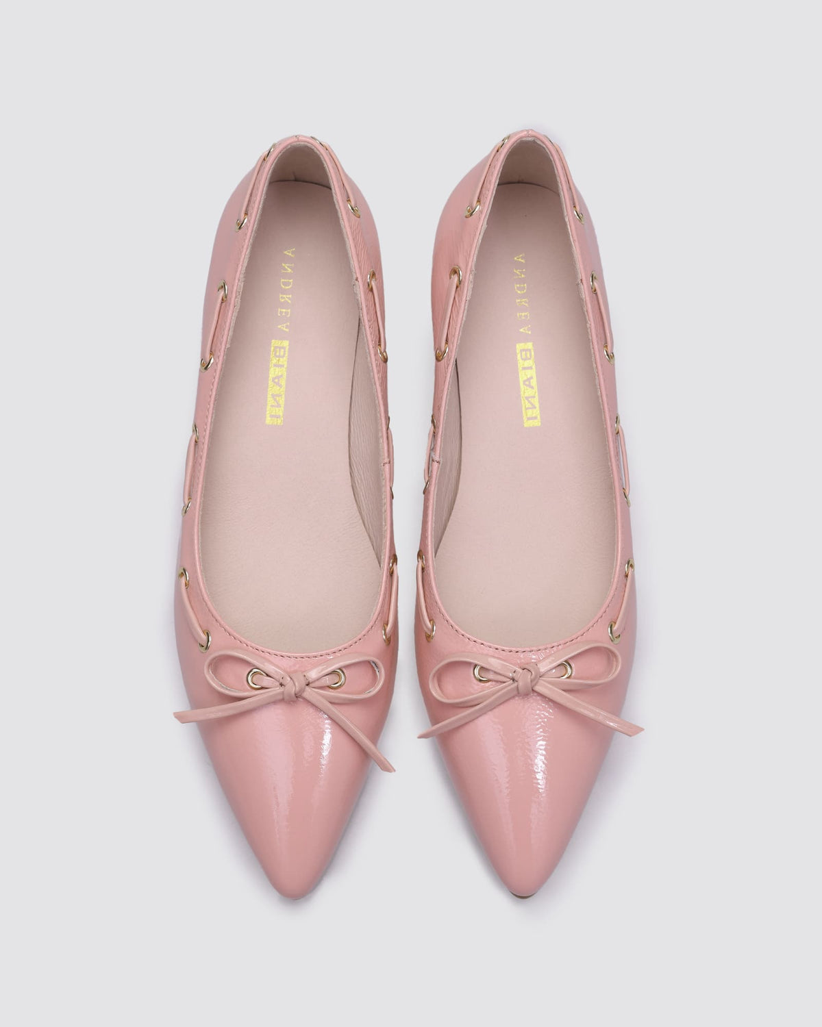 KEY FLATS PINK PATENT