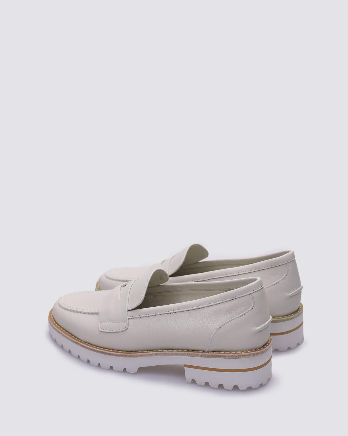 KINDA LOAFERS DOVE LEATHER