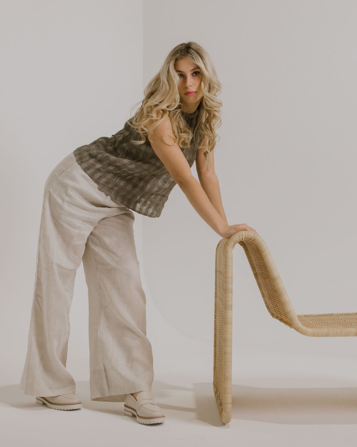 KINDA LOAFERS DOVE LEATHER