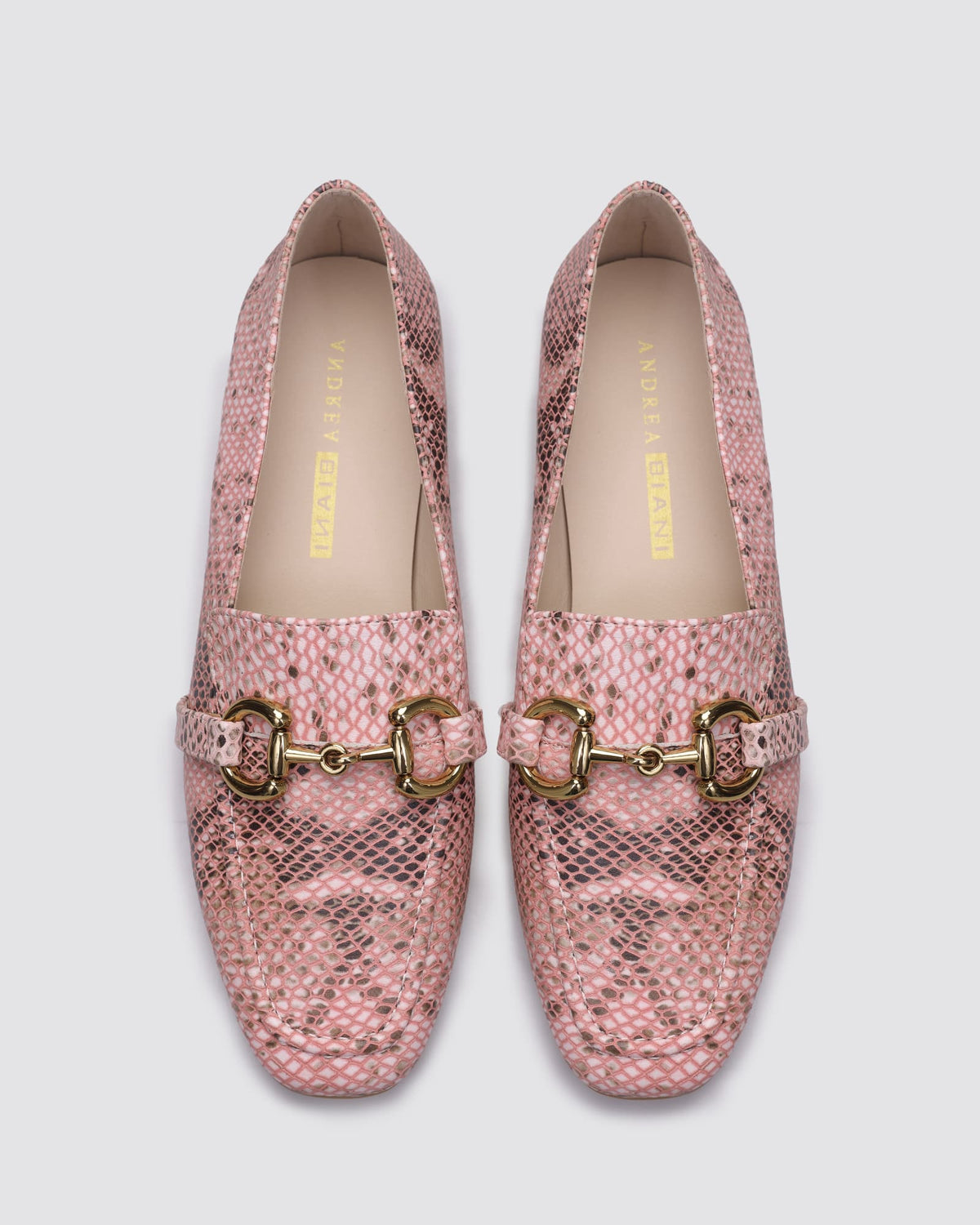 KINKAID LOAFERS BLUSH SNAKE