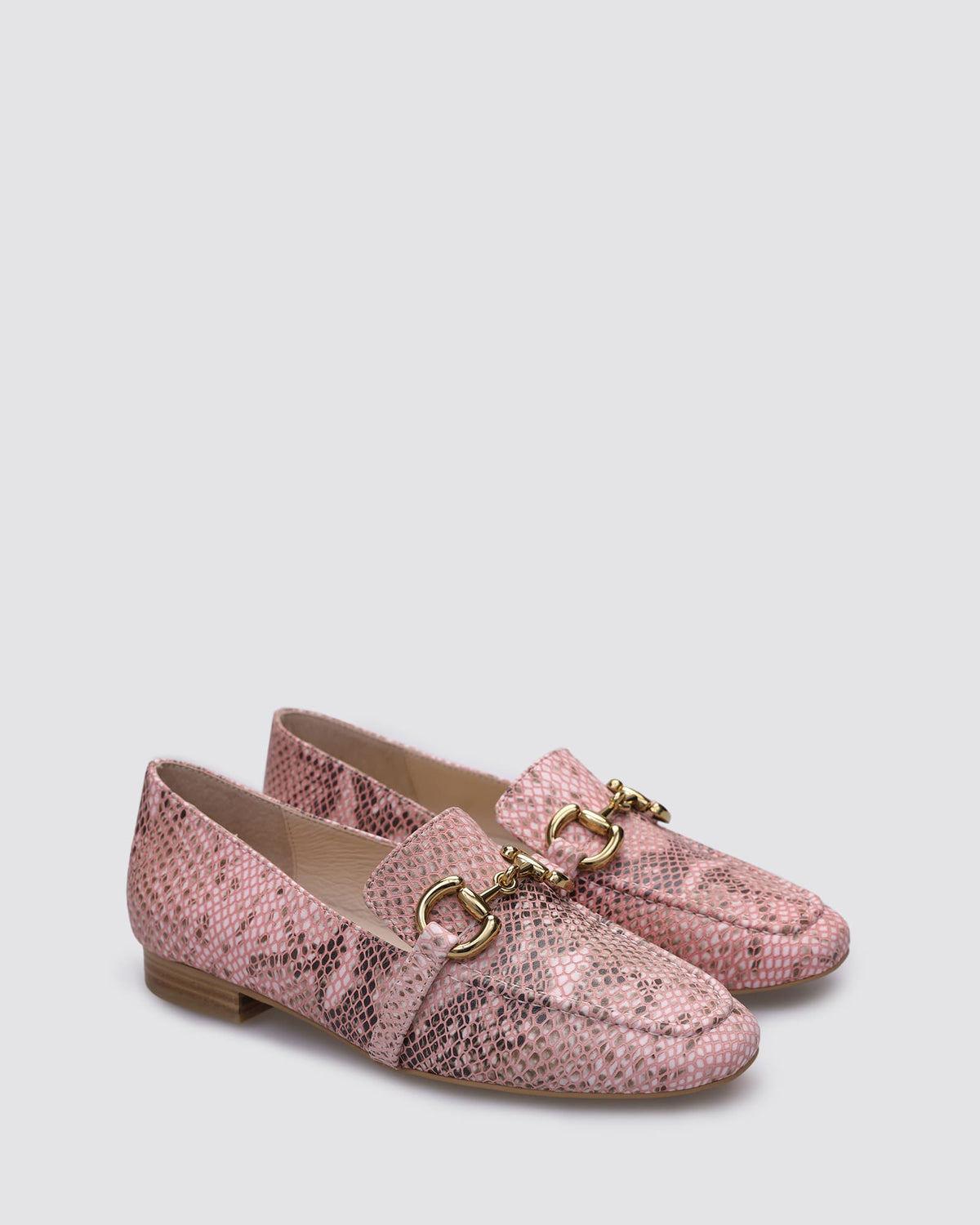 KINKAID LOAFERS BLUSH SNAKE