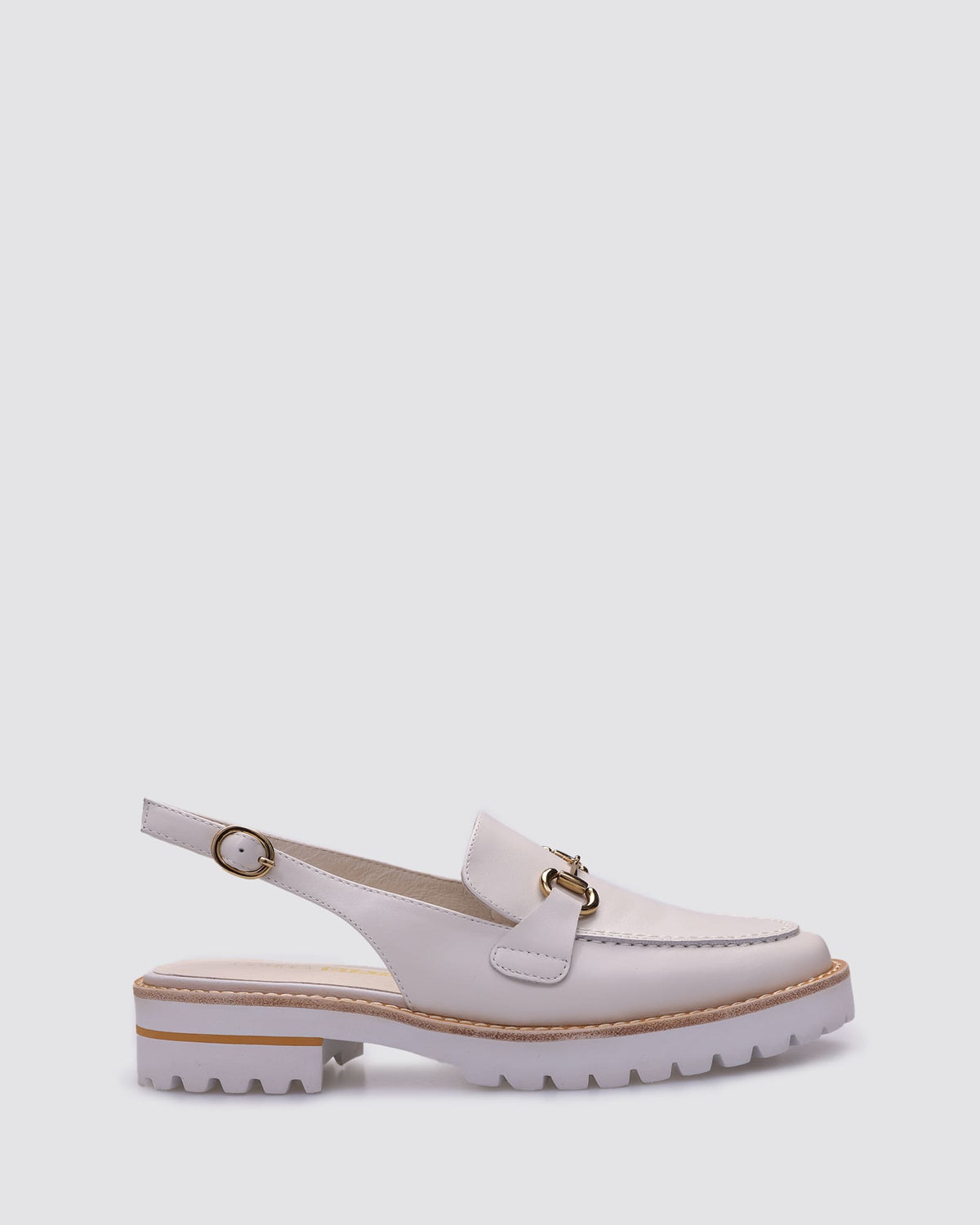 KOLA SLINGBACK FLATS CREAM WHITE