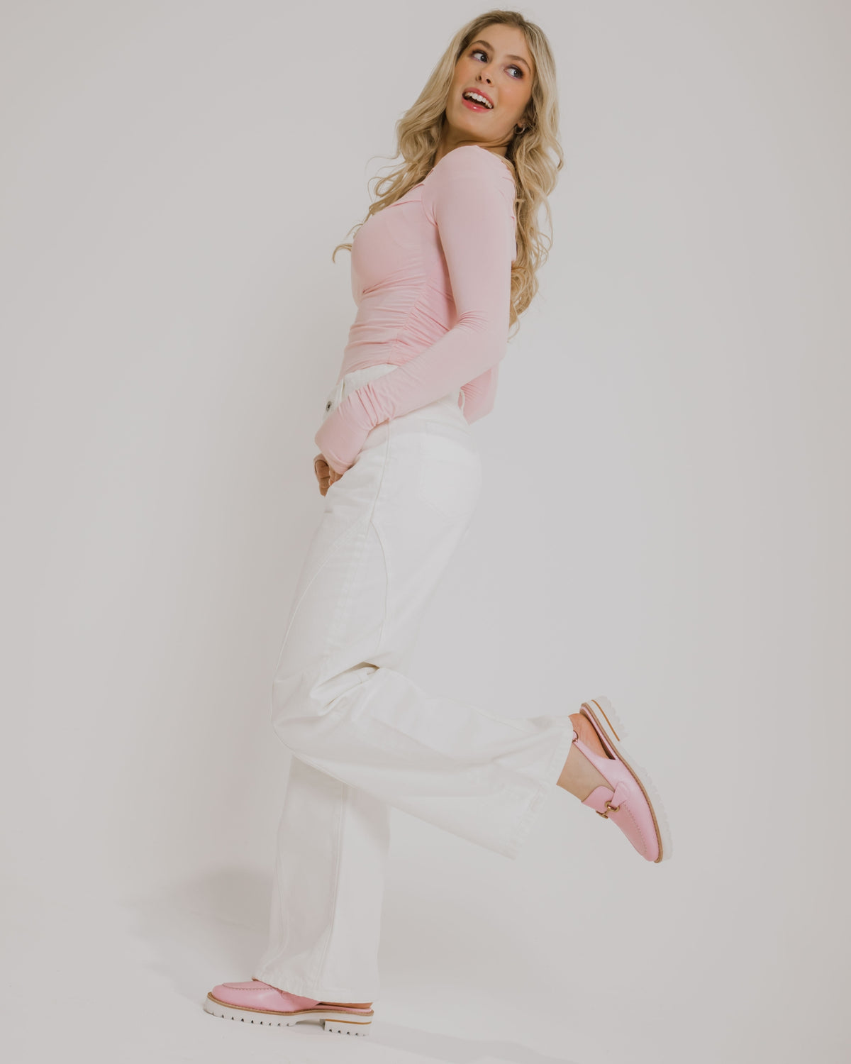 KOLA SLINGBACK FLATS BLOSSOM PINK