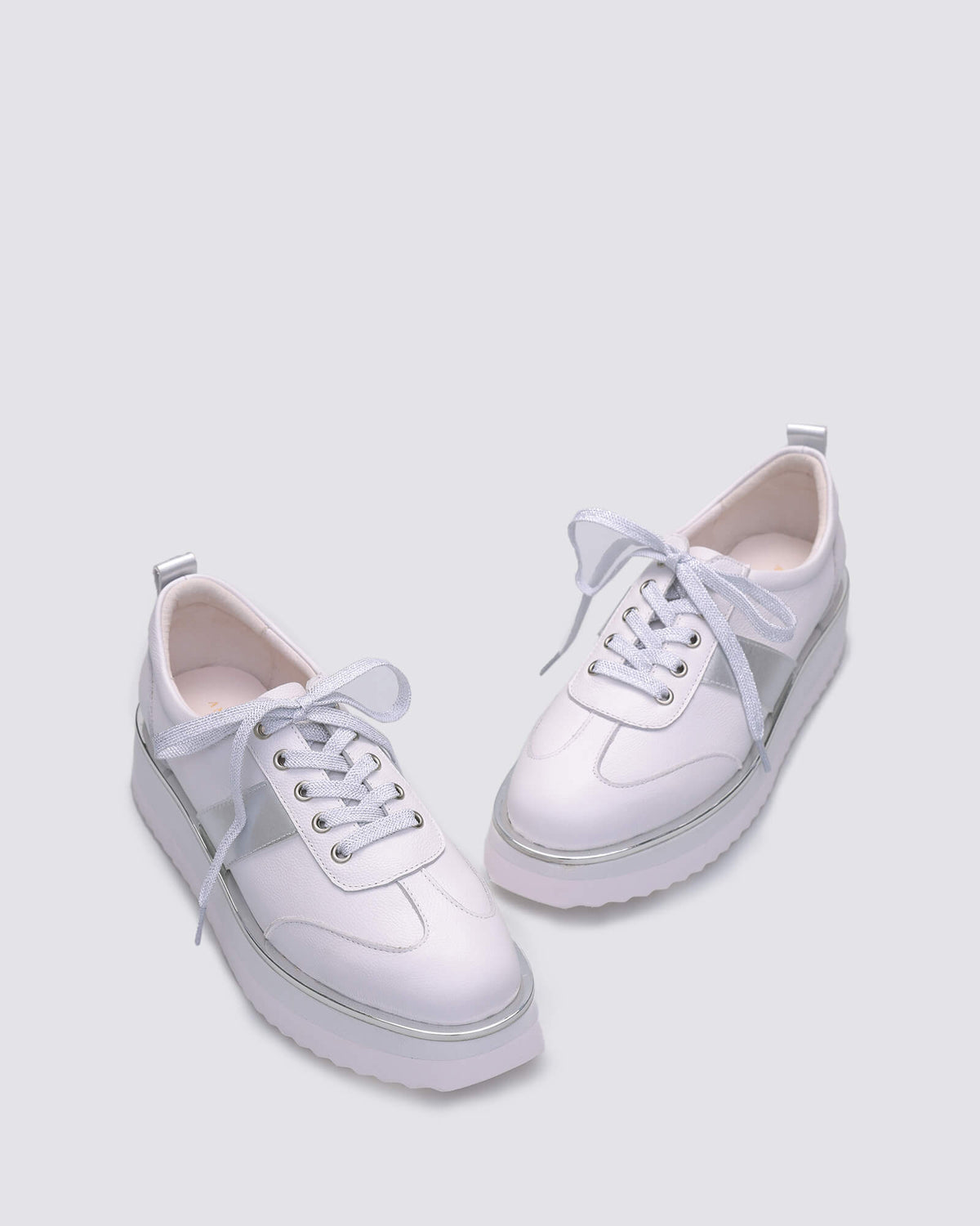 KORI SNEAKERS WHITE/SILVER