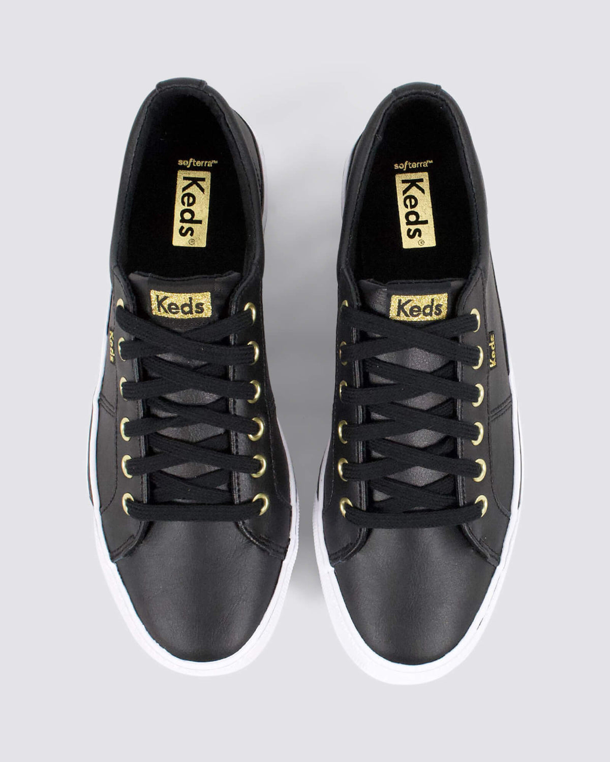 JUMP KICK DUO LEATHER BLACK