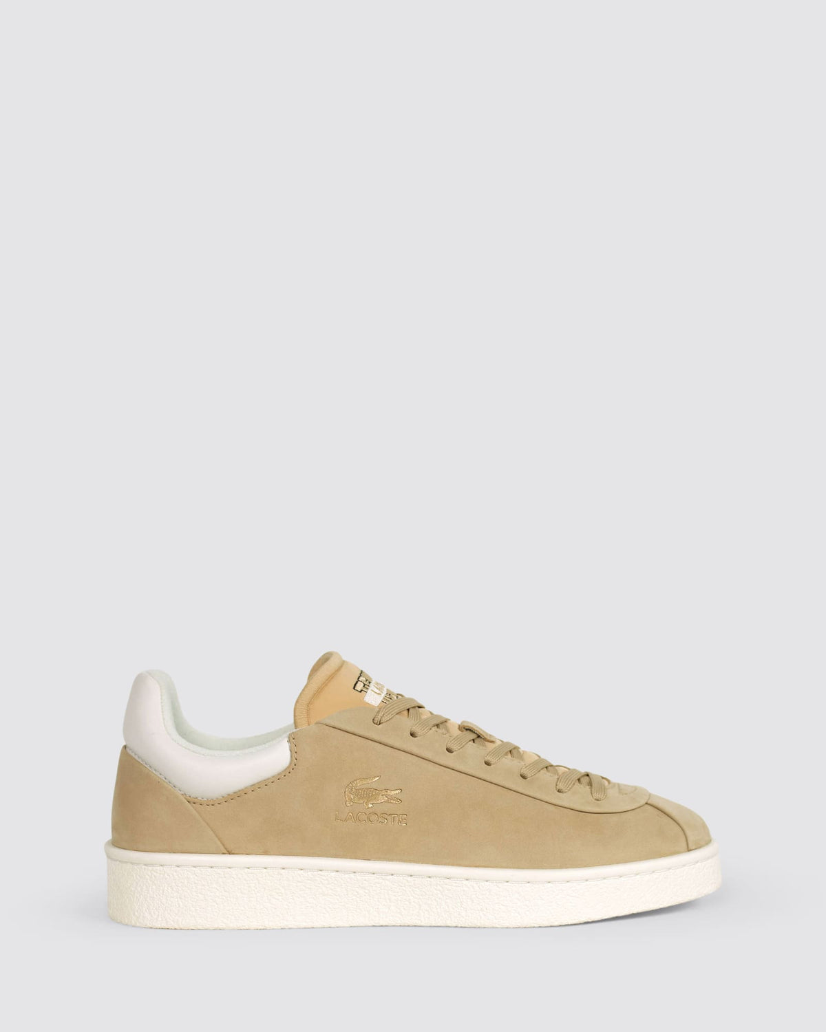 BASESHOT PRM 124 MENS SNEAKERS LIGHT BROWN LEATHER