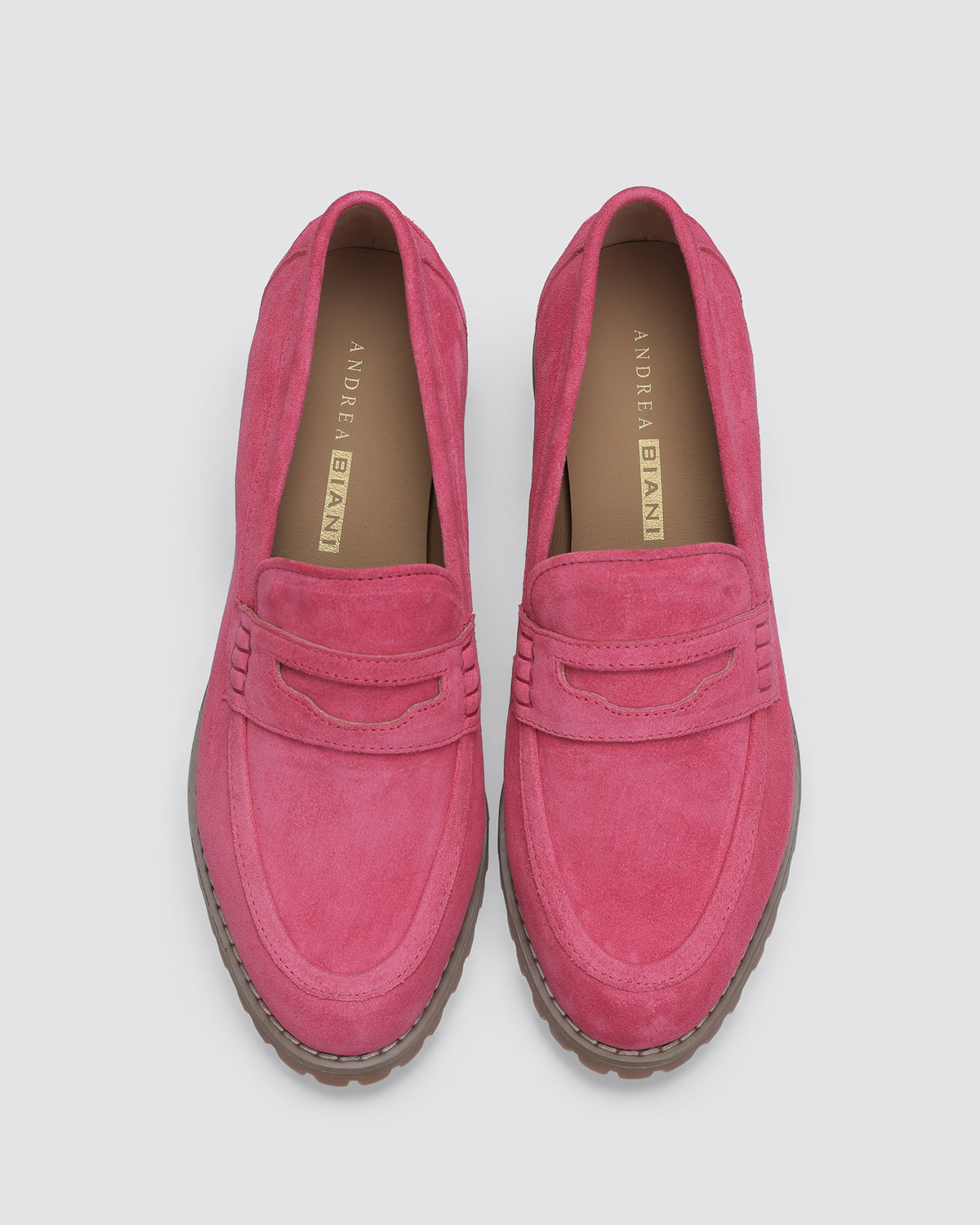 MANDY LOAFERS BRIGHT PINK SUEDE