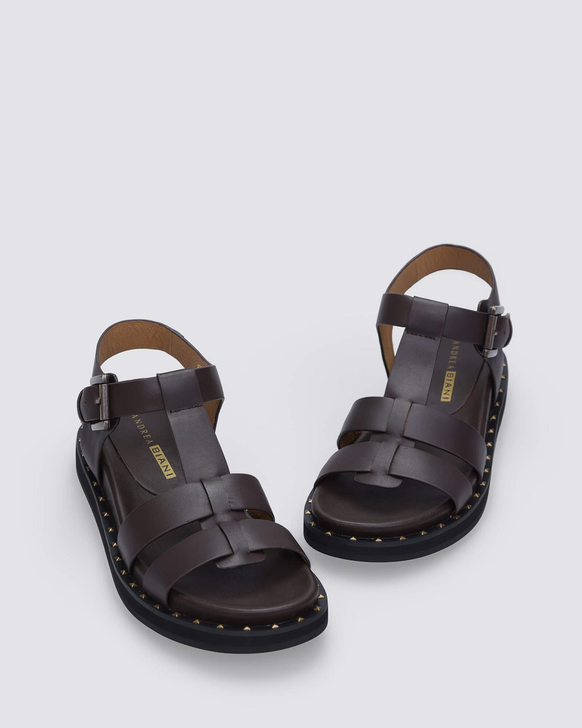 MIKA SANDALS CHOCOLATE LEATHER