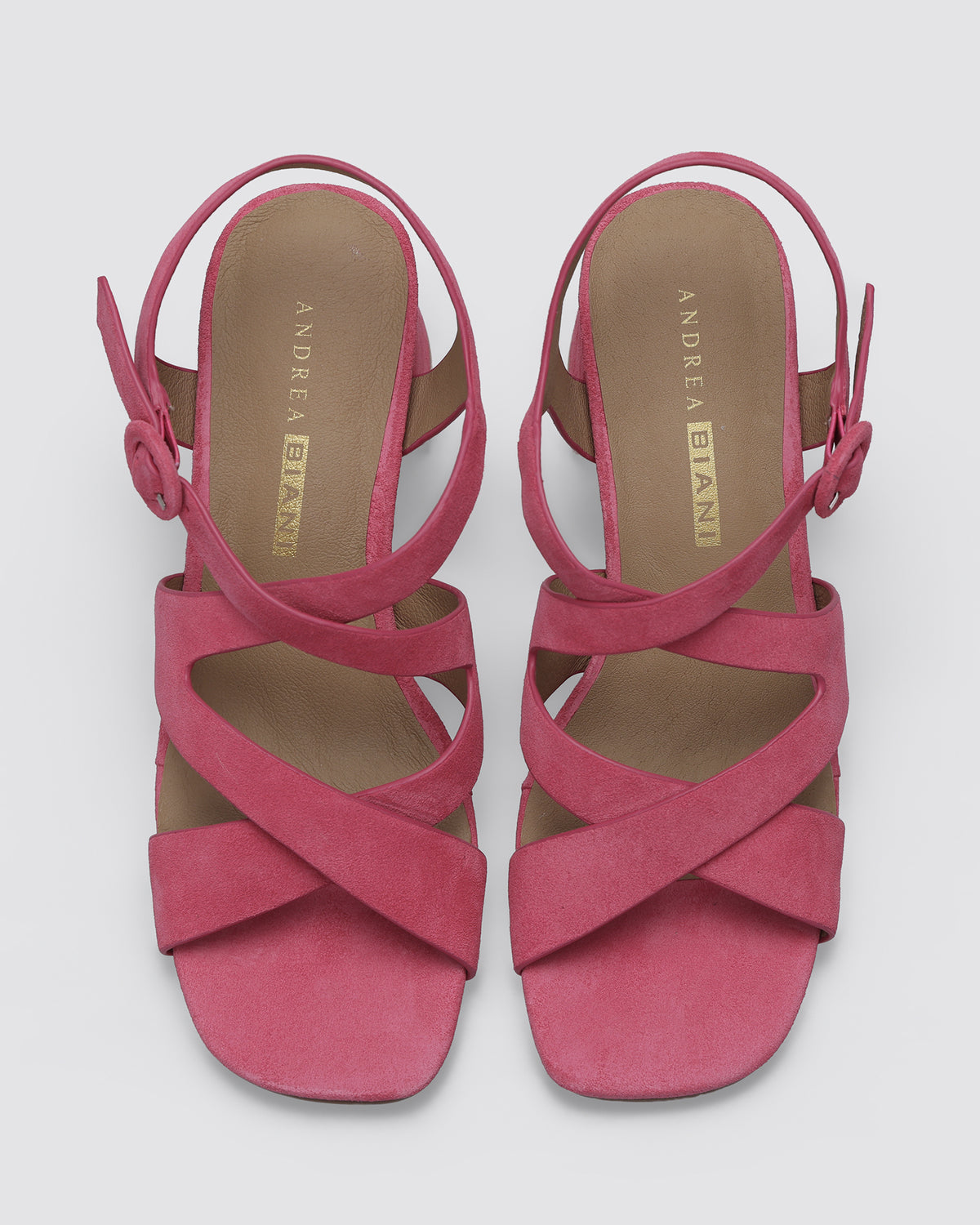 MISTELLE HEELS BRIGHT PINK SUEDE