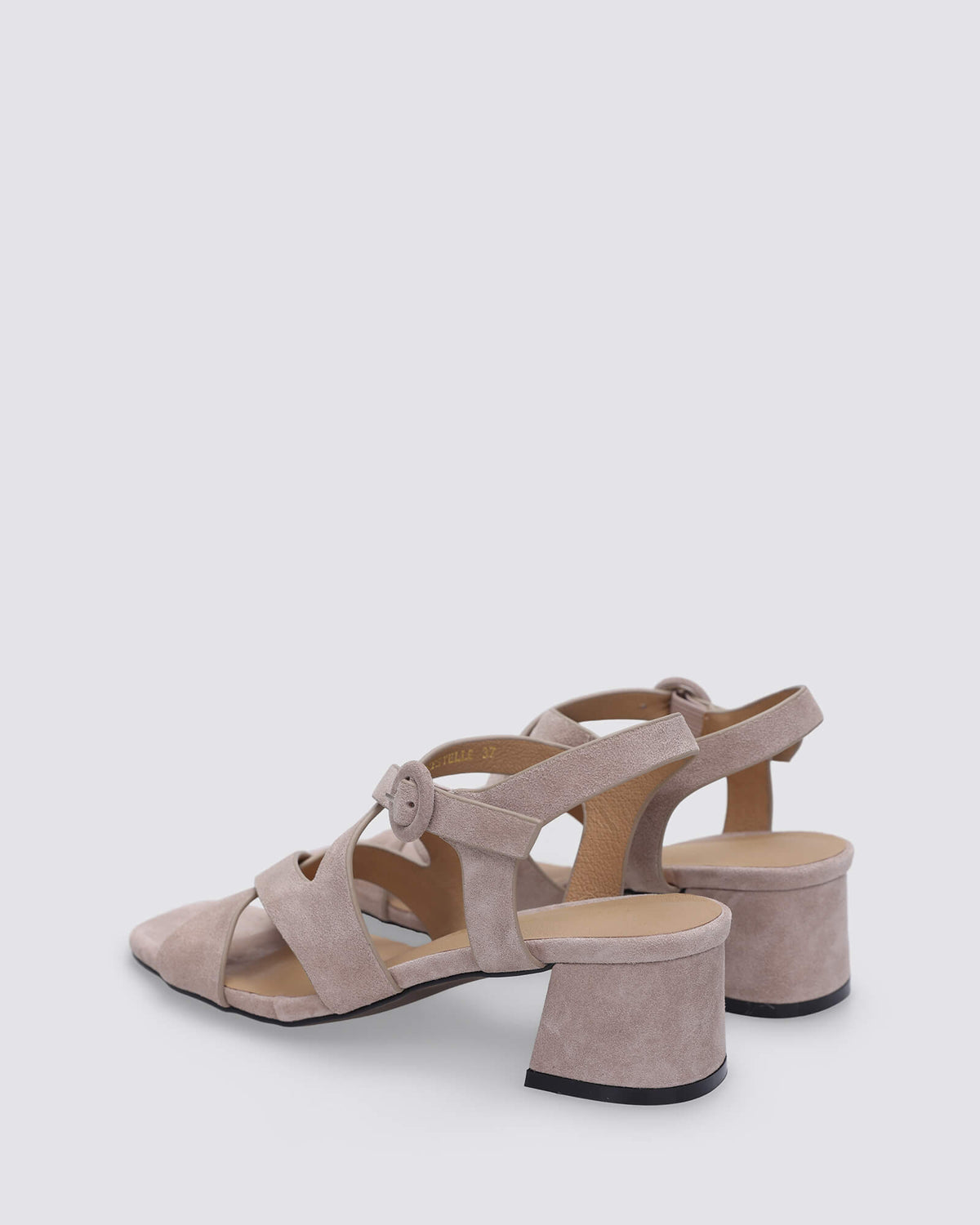 MISTELLE HEELS TAUPE SUEDE