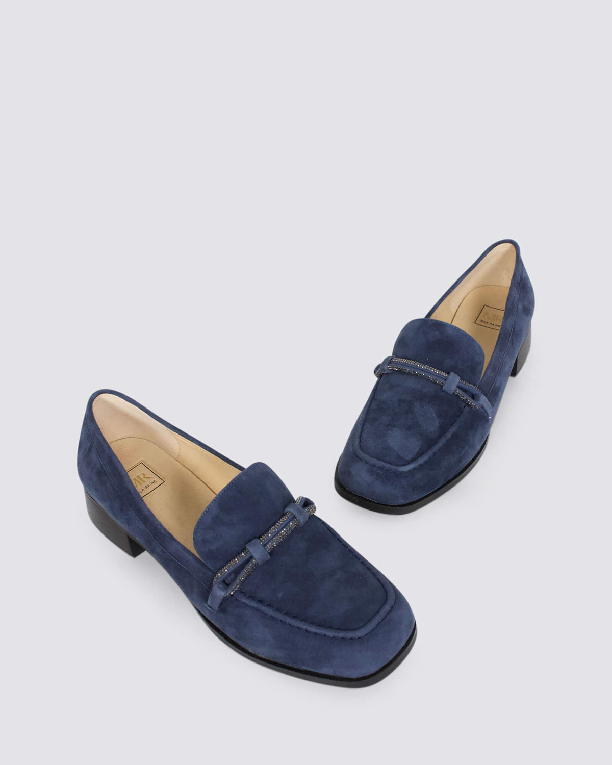 VANESSA LOAFERS NAVY SUEDE