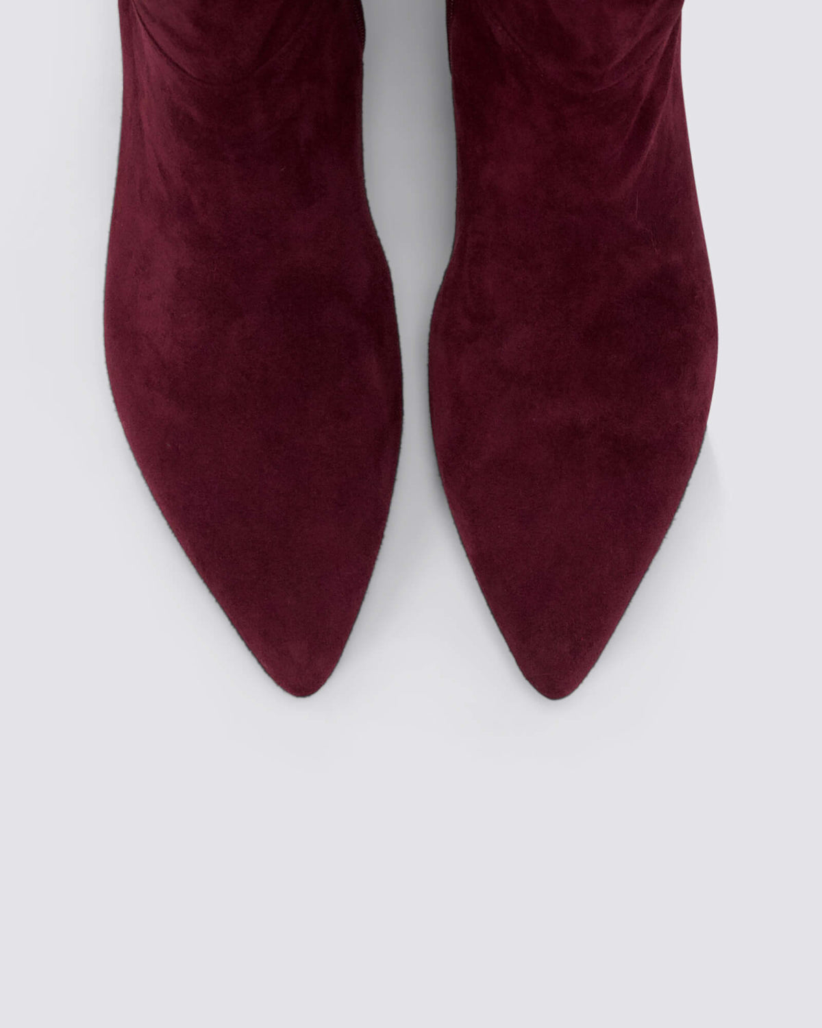 THE BOOT KNEE HIGH BOOTS BORDEAUX SUEDE