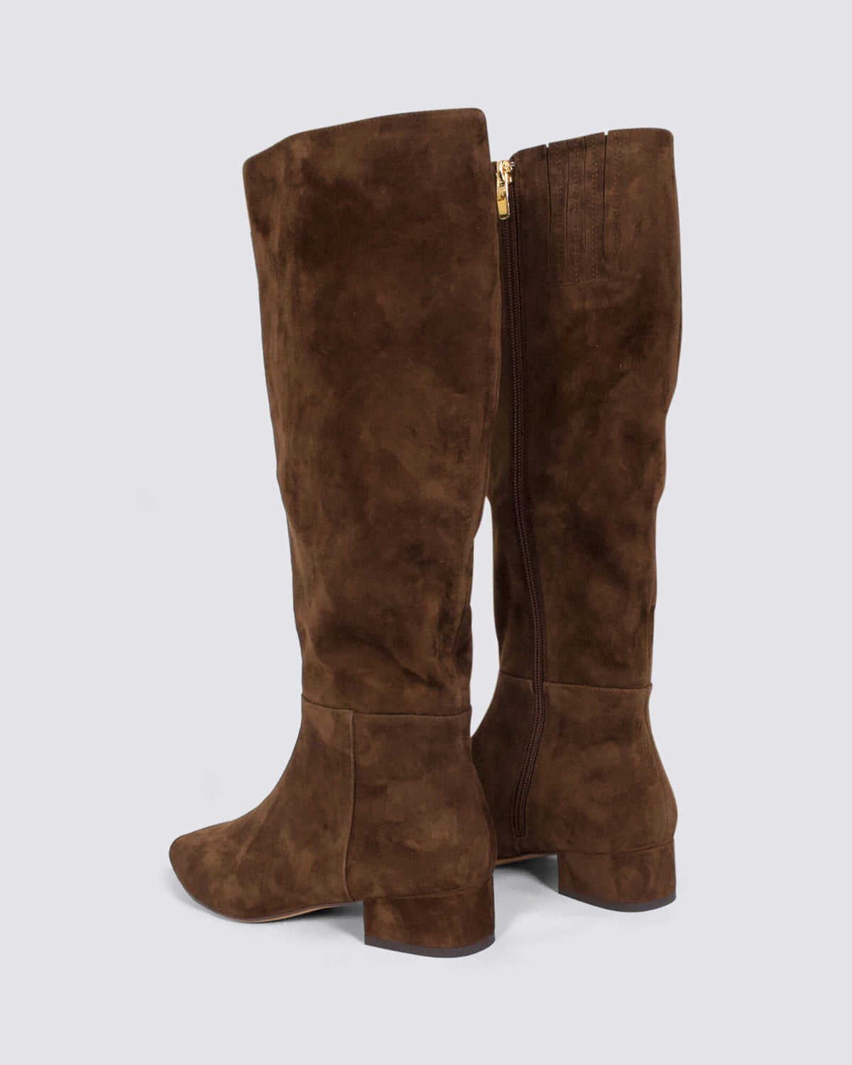 THE BOOT KNEE HIGH BOOTS RICH BROWN SUEDE