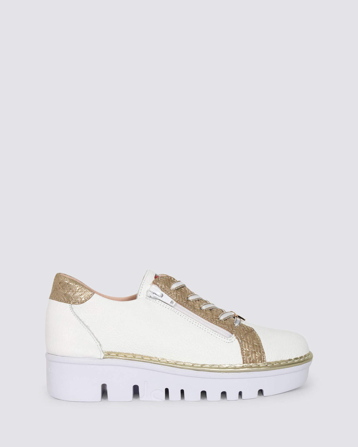 JS-4420 SNEAKERS BIANCO/CHAMPAGNE