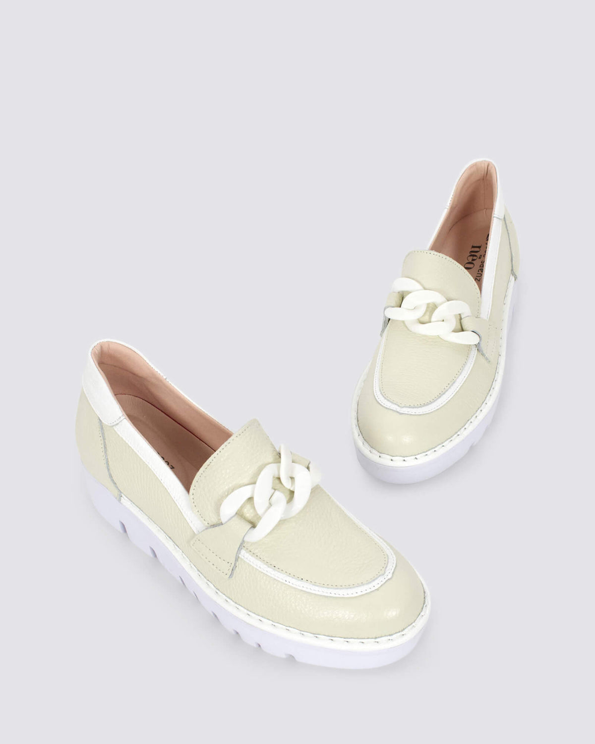 JS-4425 LOAFER HIEL/BLANCO