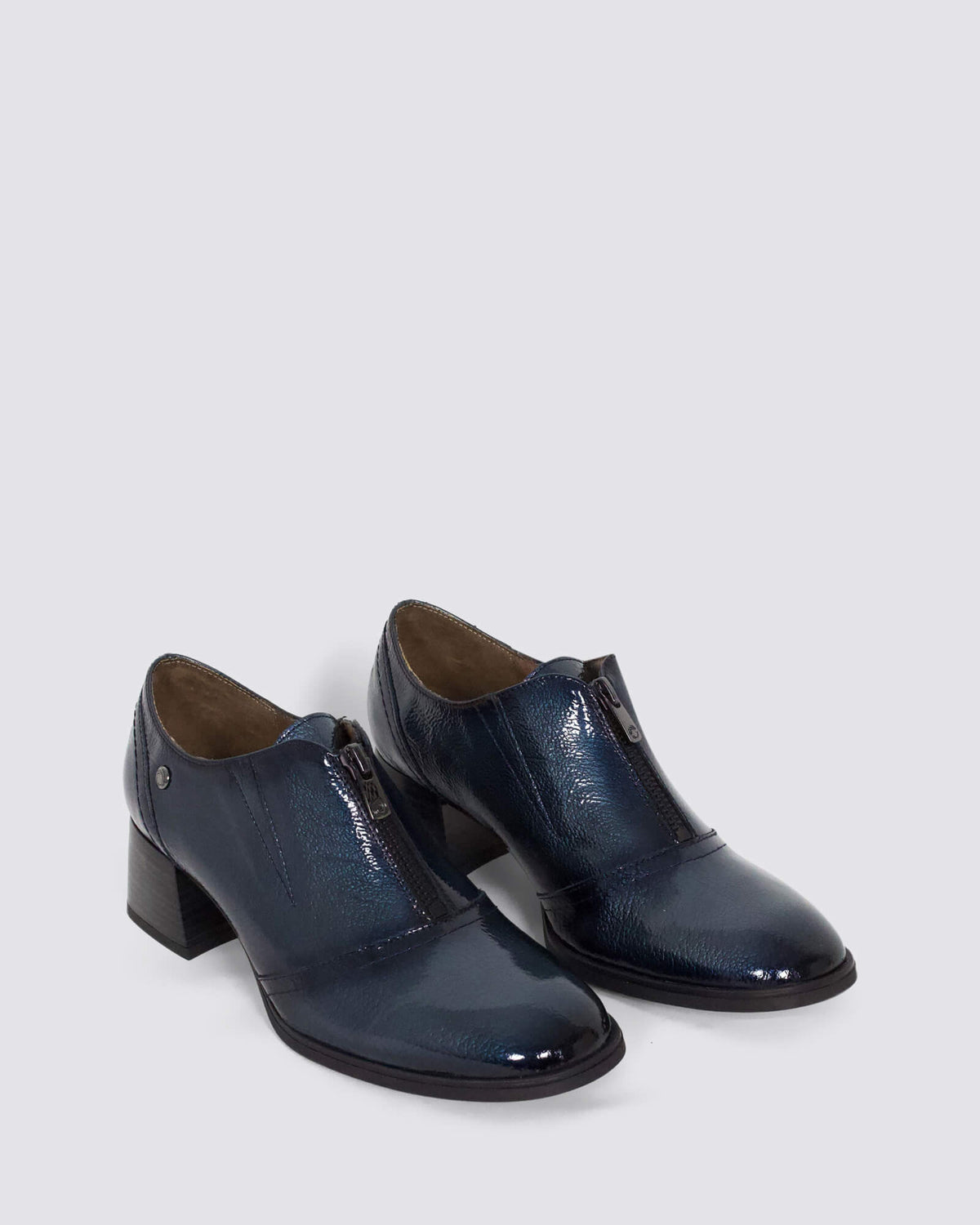 4458 ELISA HEELS AZUL LEATHER