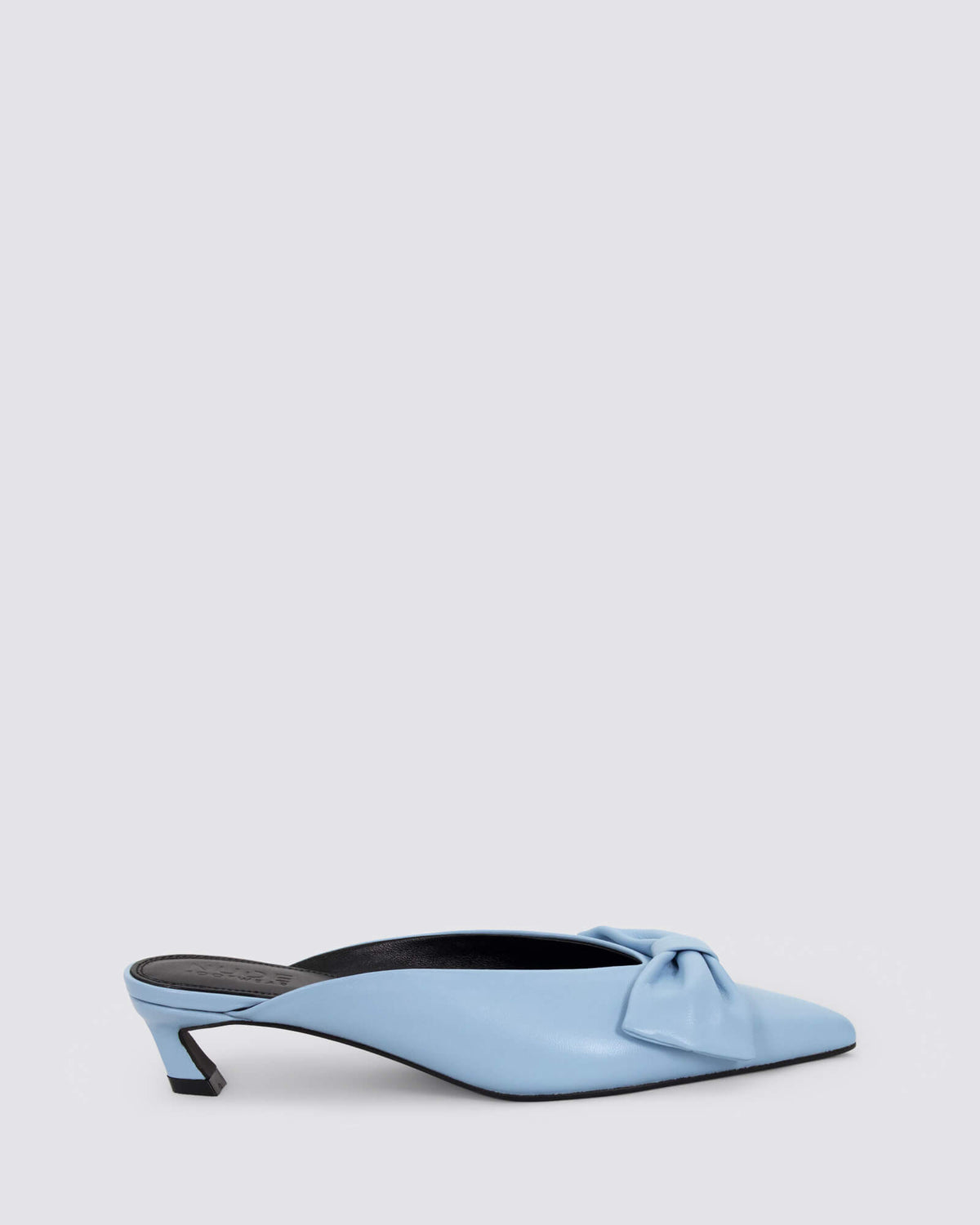 BETTYBOW HEELED MULES BABY BLUE