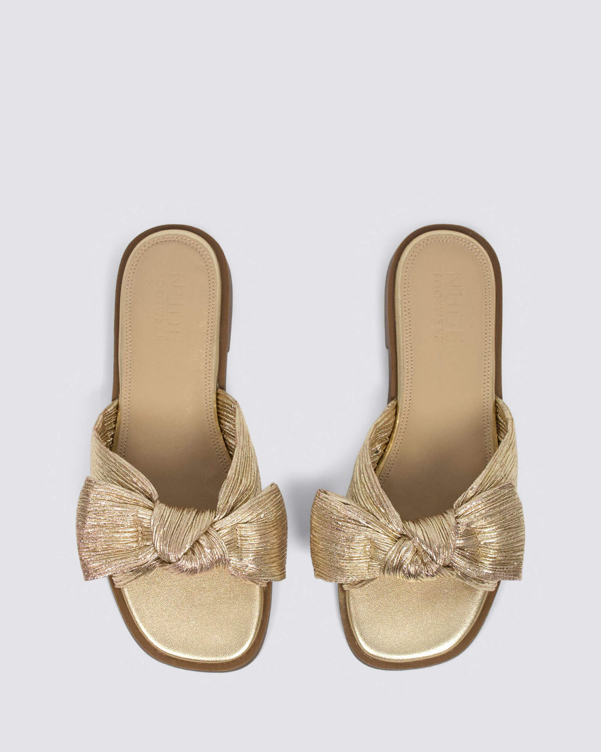 DAFNEE SLIDE SANDALS GOLD