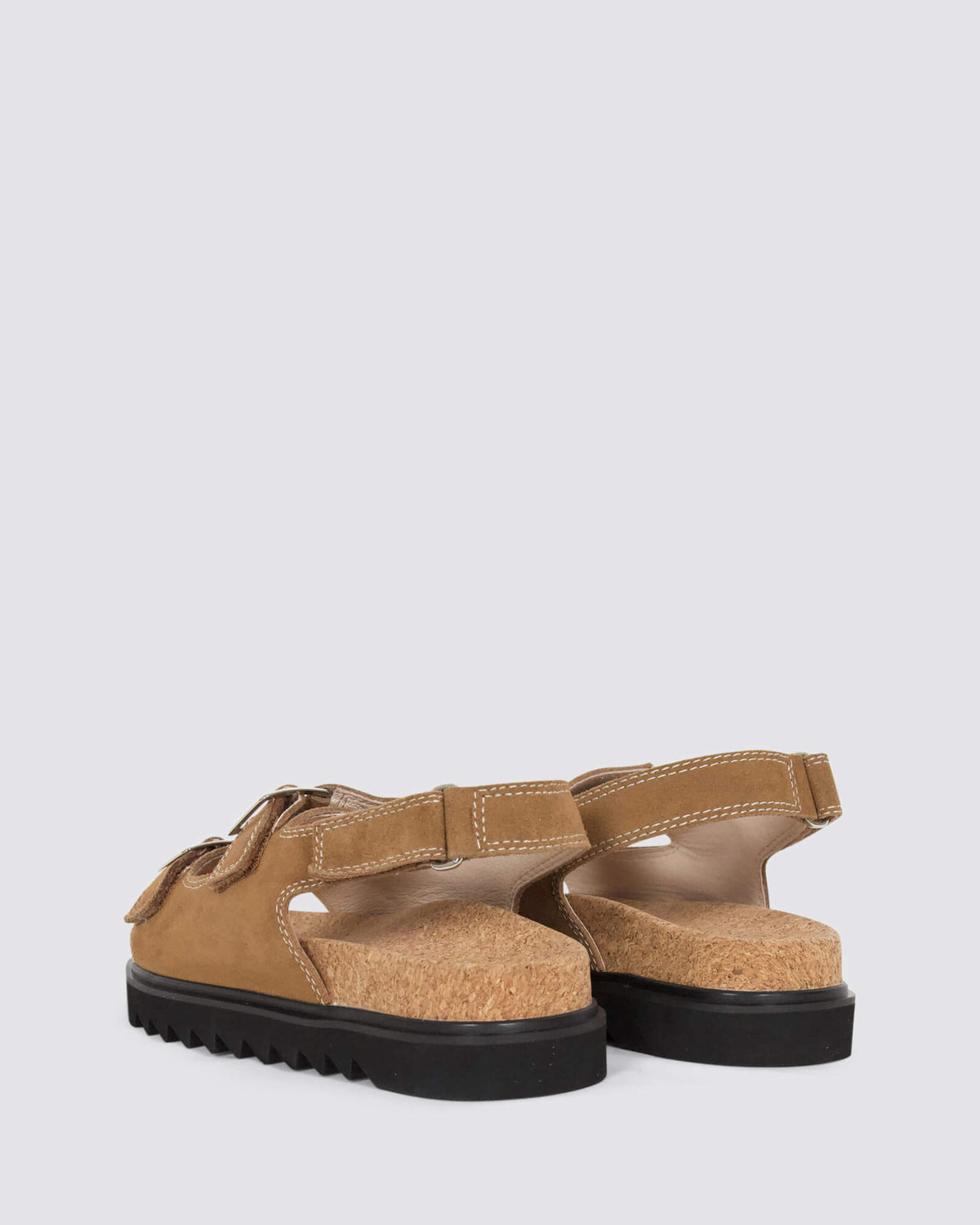 TULUM PLATFORM SANDALS KHAKI BROWN