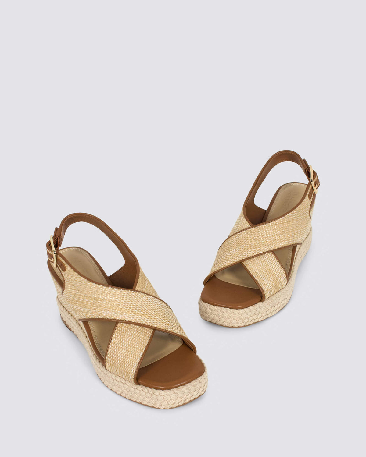 ZERINA WEDGES TAN