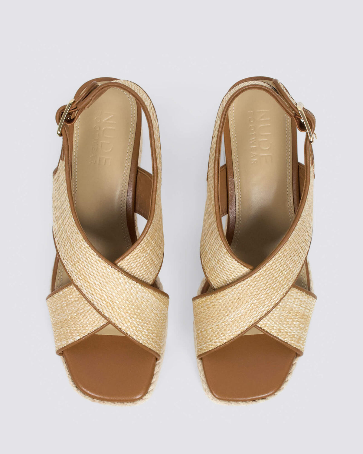 ZERINA WEDGES TAN