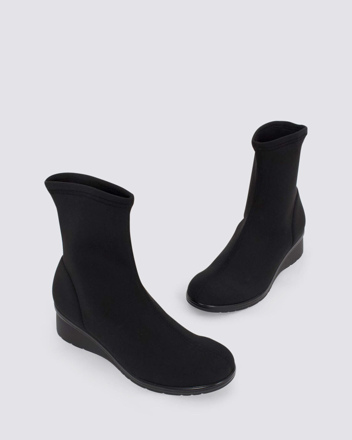 10036 WEDGE ANKLE BOOTS BLACK
