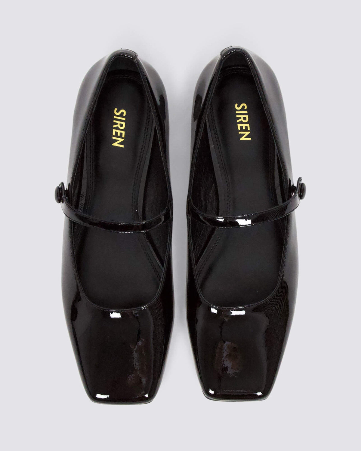 XANDRIA BALLET FLATS BLACK PATENT