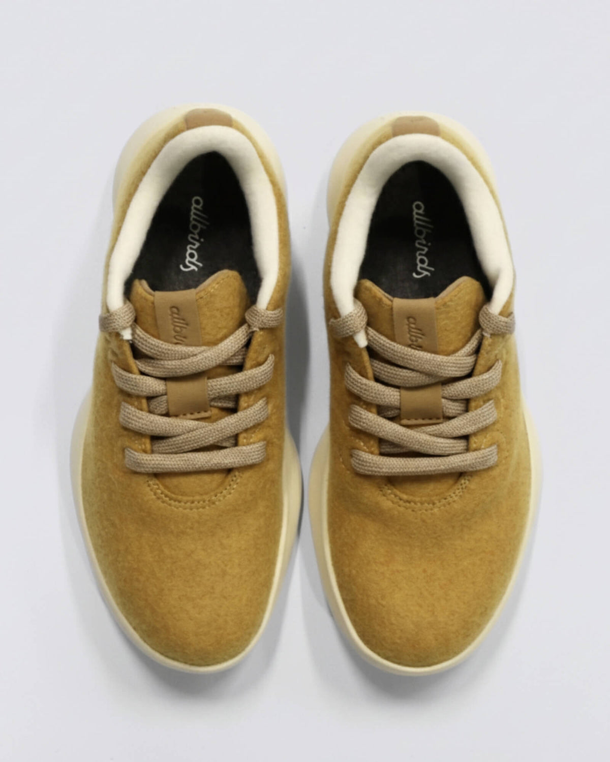 WOMENS WOOL RUNNER NZ LUXE GOLD/STONY CREAM