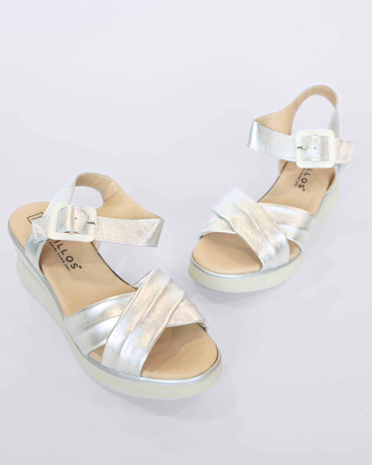 10364 WEDGE SANDALS PLATA